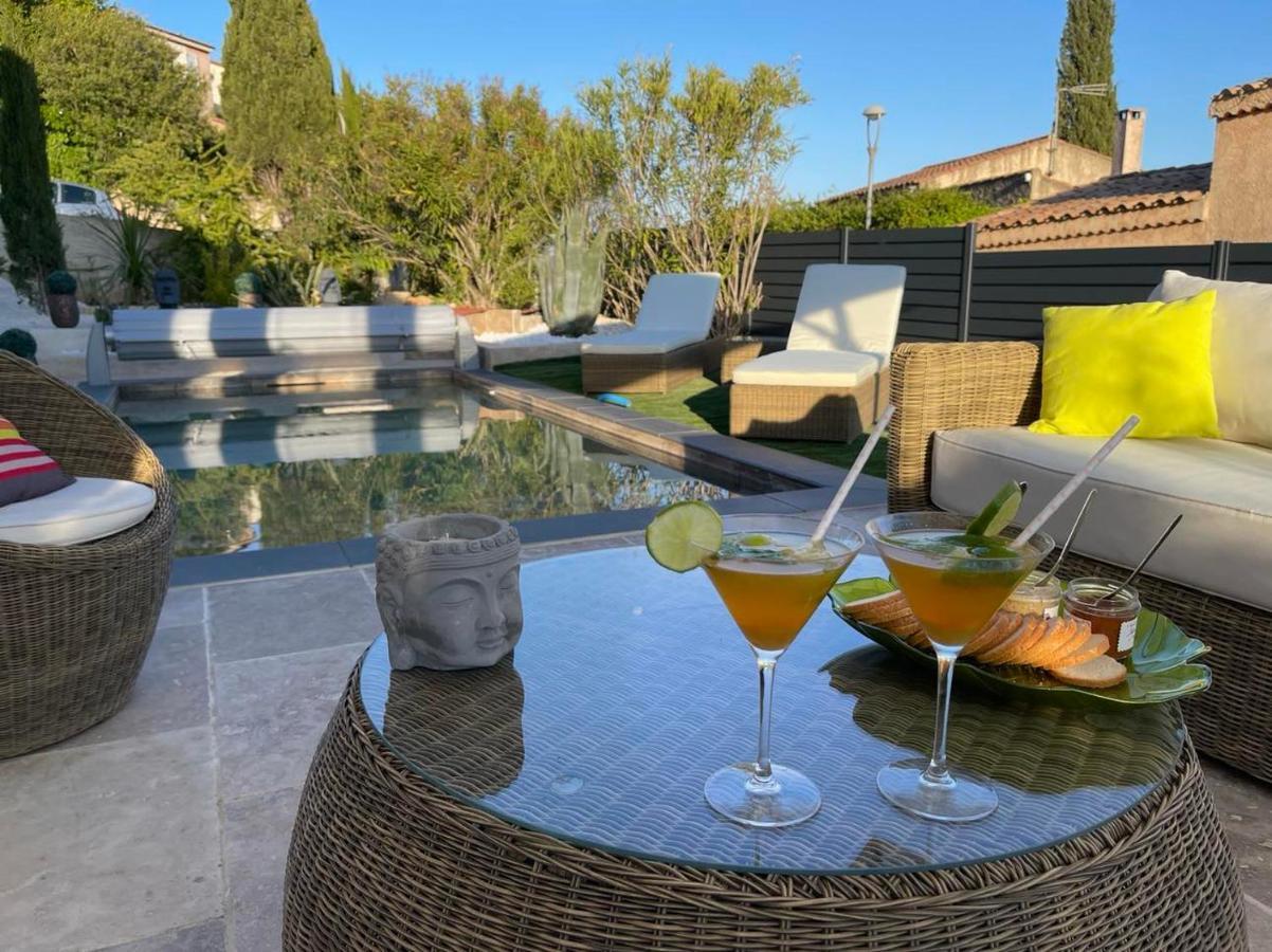 Casa Amor & Spa, Appartement Suite Jacuzzi & Piscine Chauffee Montfort-sur-Argens Exterior photo